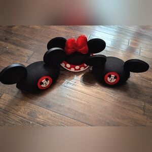 Minnie Mouse-Inspired Red & Black Kids Ear Headband
